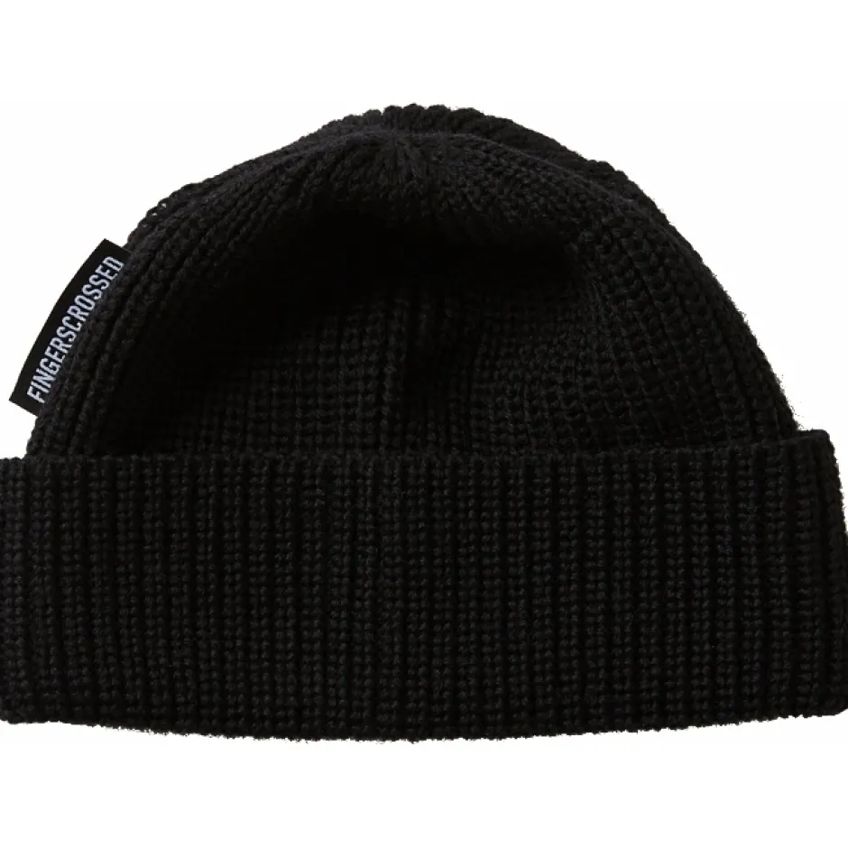 Mutsen|Mutsen < FINGERSCROSSED Casual Muts - Zwart