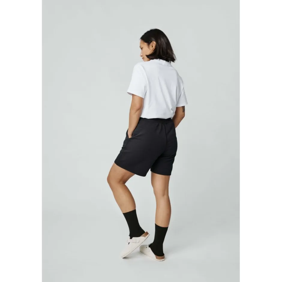 Broeken & Rokken < FINGERSCROSSED Classic Shorts - Logo - Zwart