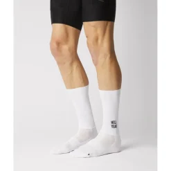 Fietssokken < FINGERSCROSSED Aero Iconic Fietssokken - Hell Yeah - Wit