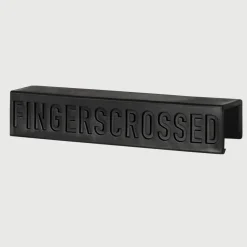 FINGERSCROSSED Plus Minus Muurbeugel - Zwart