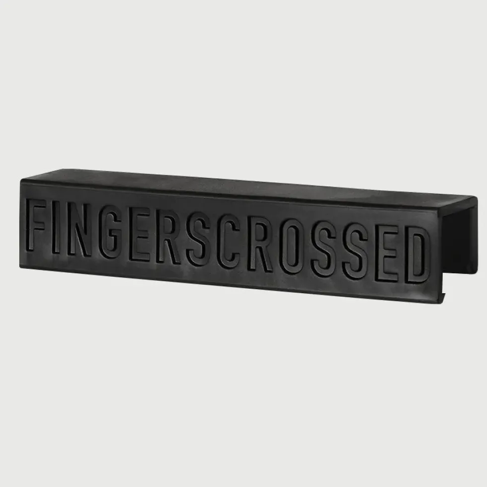 FINGERSCROSSED Plus Minus Muurbeugel - Zwart