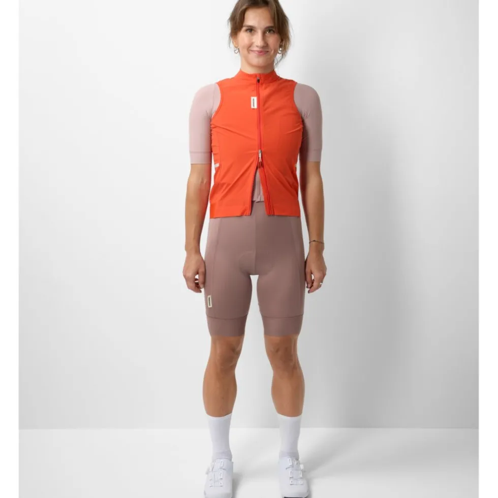 FINGERSCROSSED Road Windvest Dames - Poppy Red