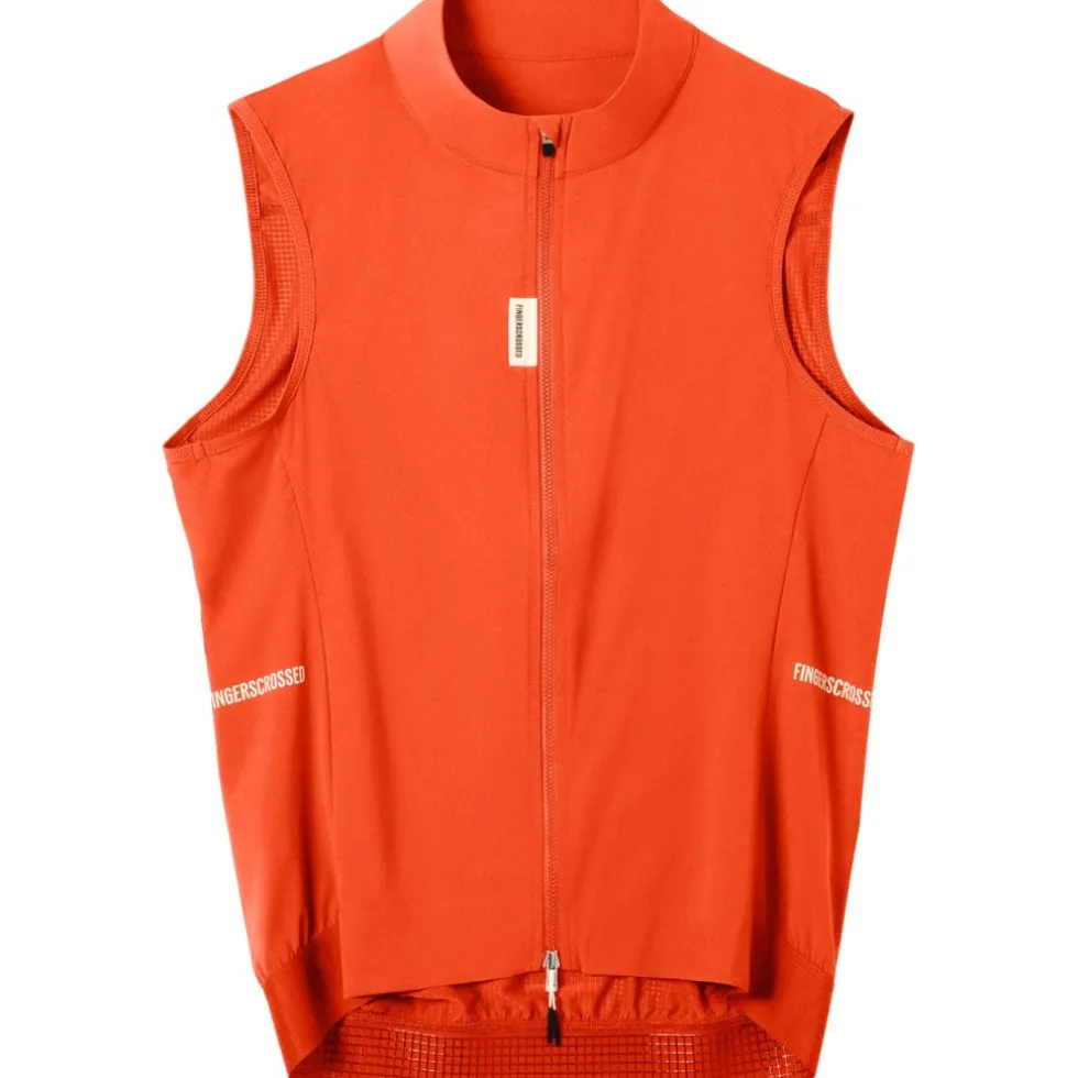 FINGERSCROSSED Road Windvest Dames - Poppy Red