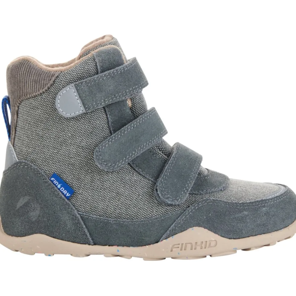 Finkid ILVES Winter Barefoot Schoenen Kinderen - dark sage