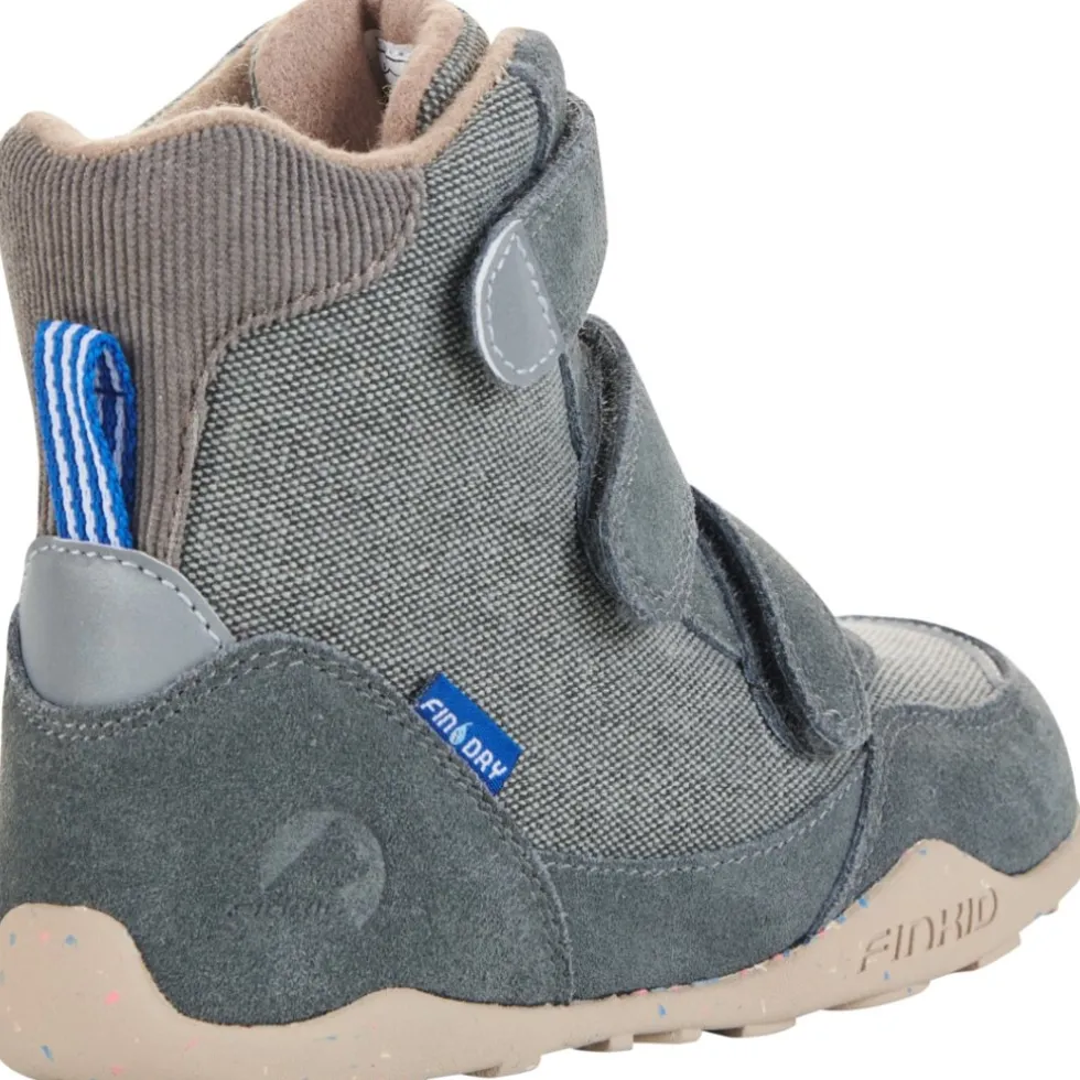Finkid ILVES Winter Barefoot Schoenen Kinderen - dark sage