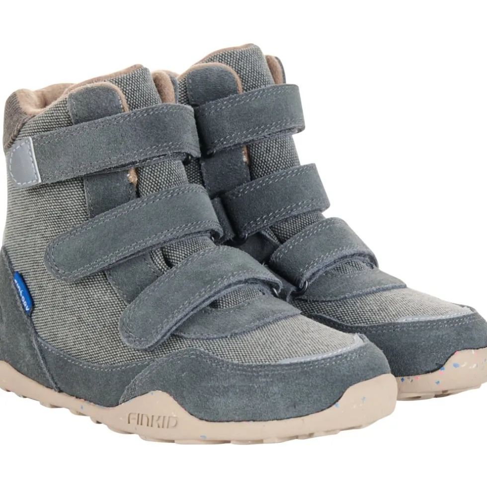 Finkid ILVES Winter Barefoot Schoenen Kinderen - dark sage