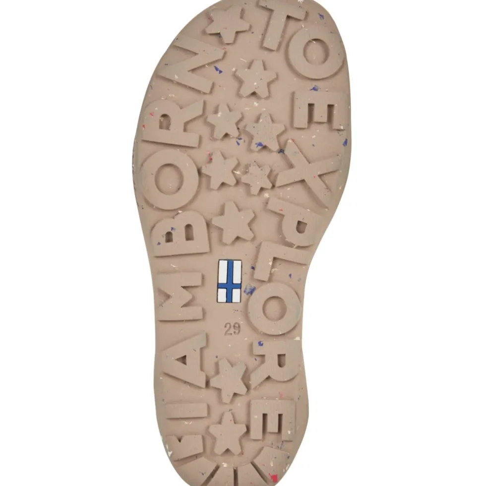 Finkid SANKARI Barefoot Sandalen Kinderen - deep jungle/mosaic