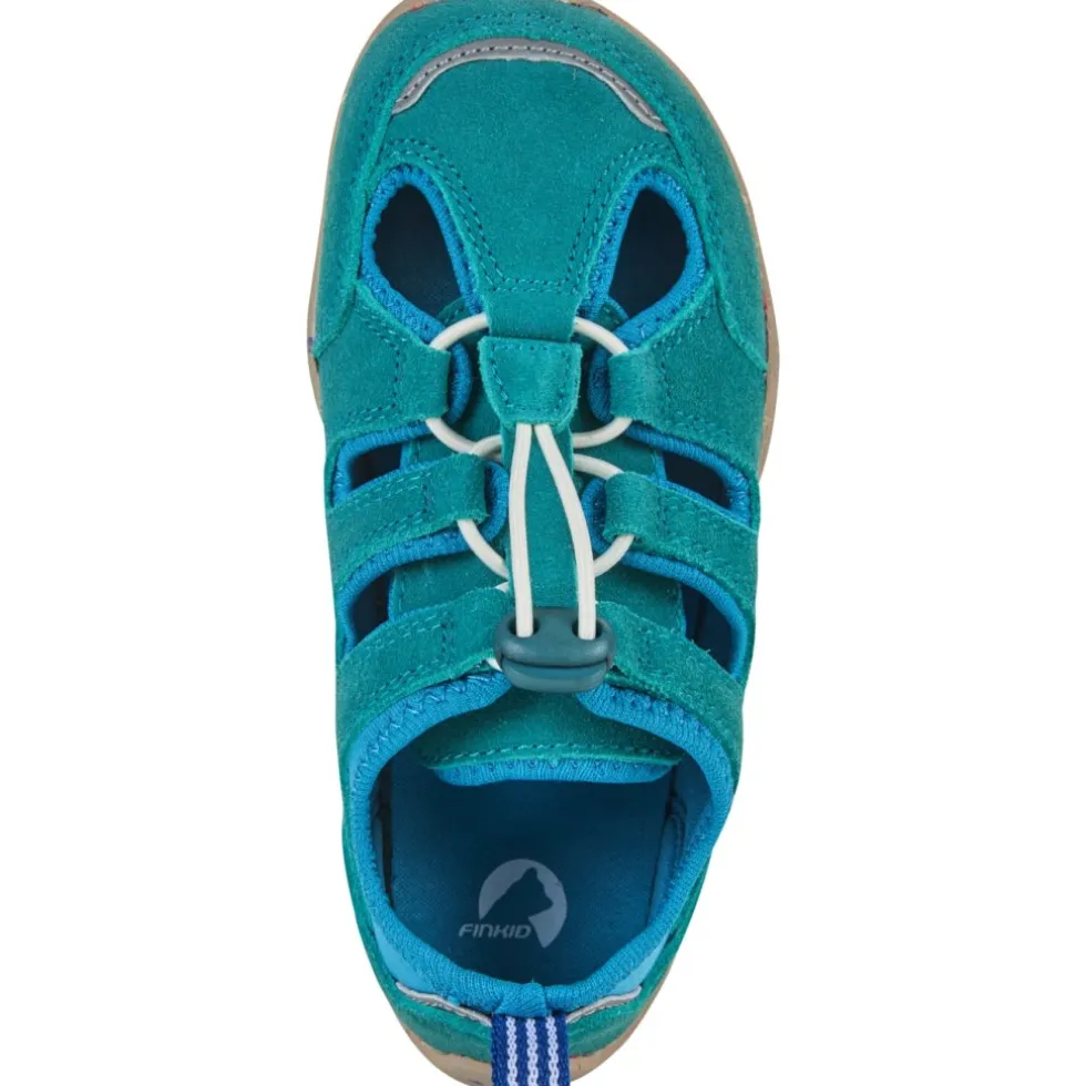 Finkid SANKARI Barefoot Sandalen Kinderen - deep jungle/mosaic