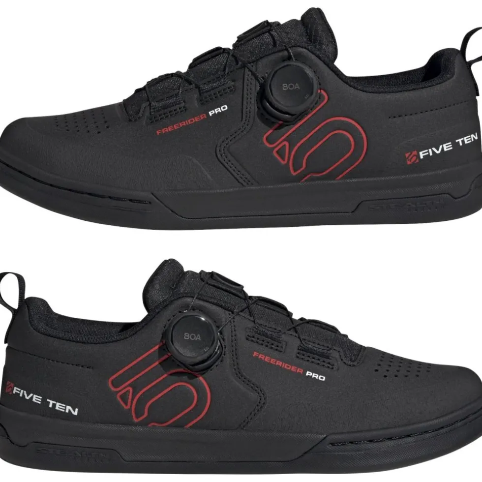 Five Ten Freerider Pro Boa MTB-Schoenen Heren - Core Black / Red / Footwear White