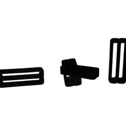FixPlus Strapkeeper voor Bandjes van 35cm, 46cm & 66cm - 4 Stuks - black