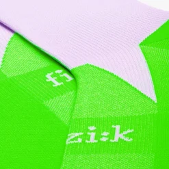 Fietssokken < Fizik Perforance Road okken - iac/neon green