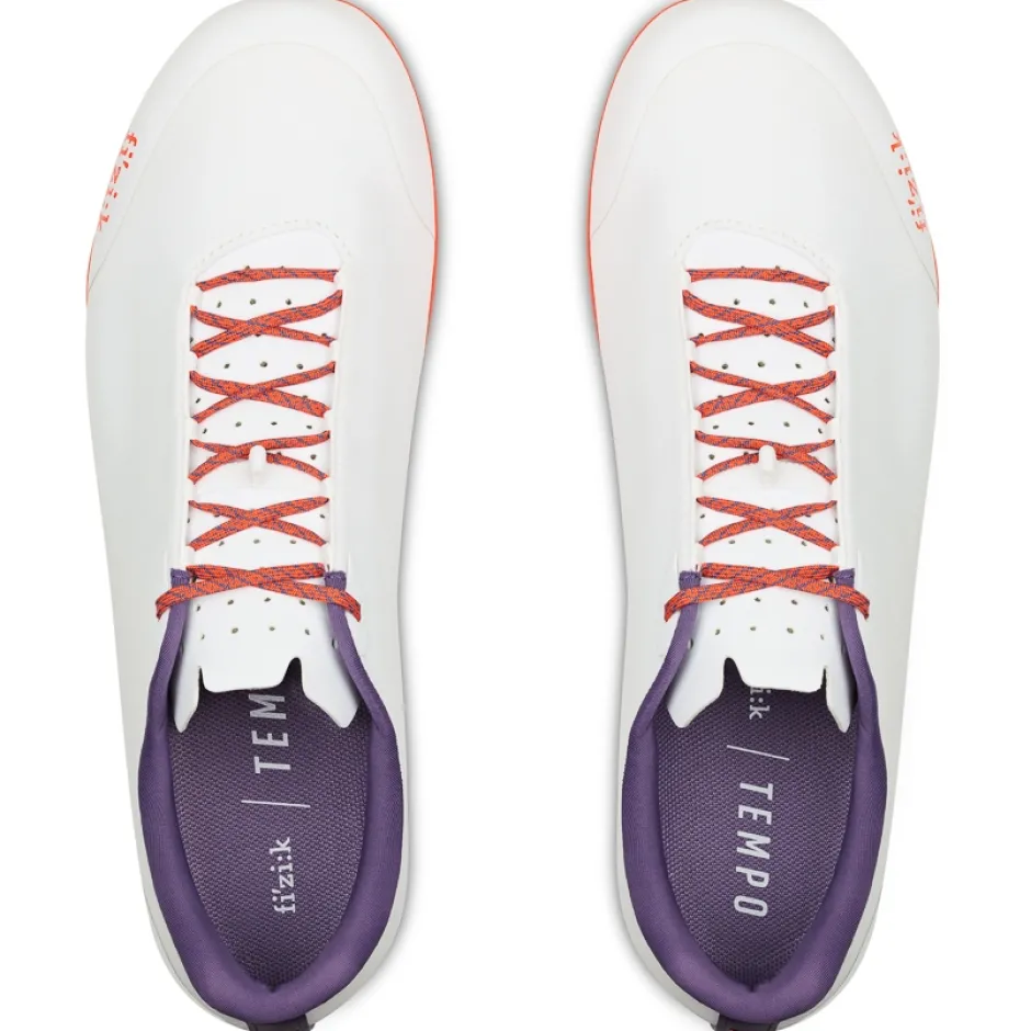 Klikschoenen|Wielrenschoenen < Fizik Tempo Beat Racefietsschoenen Unisex - wit/oranje