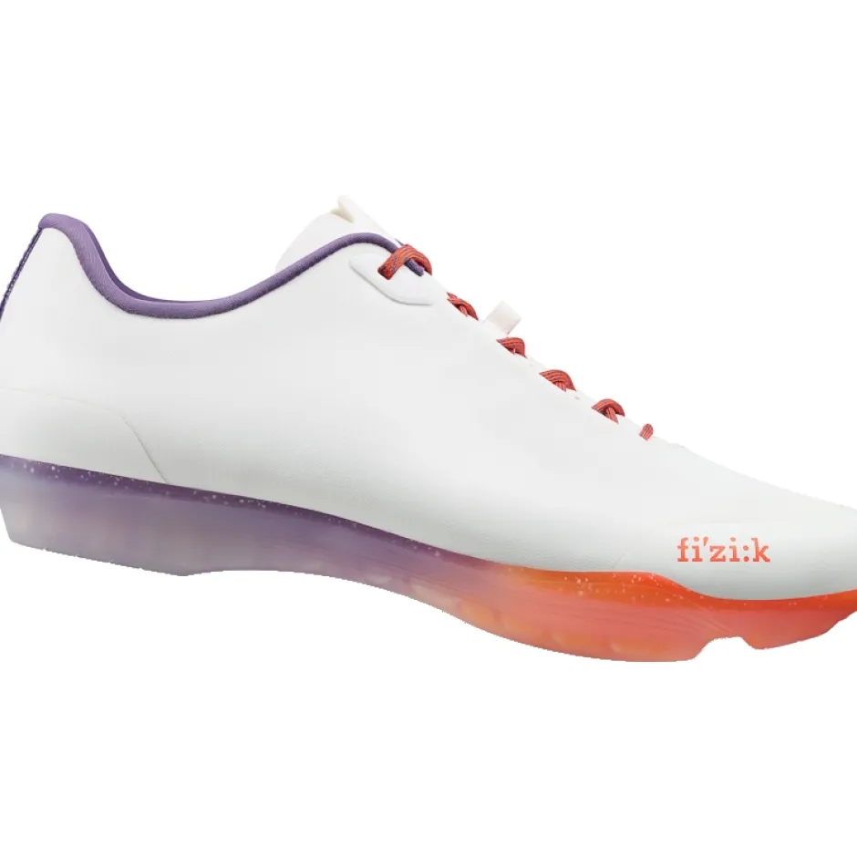 Klikschoenen|Wielrenschoenen < Fizik Tempo Beat Racefietsschoenen Unisex - wit/oranje