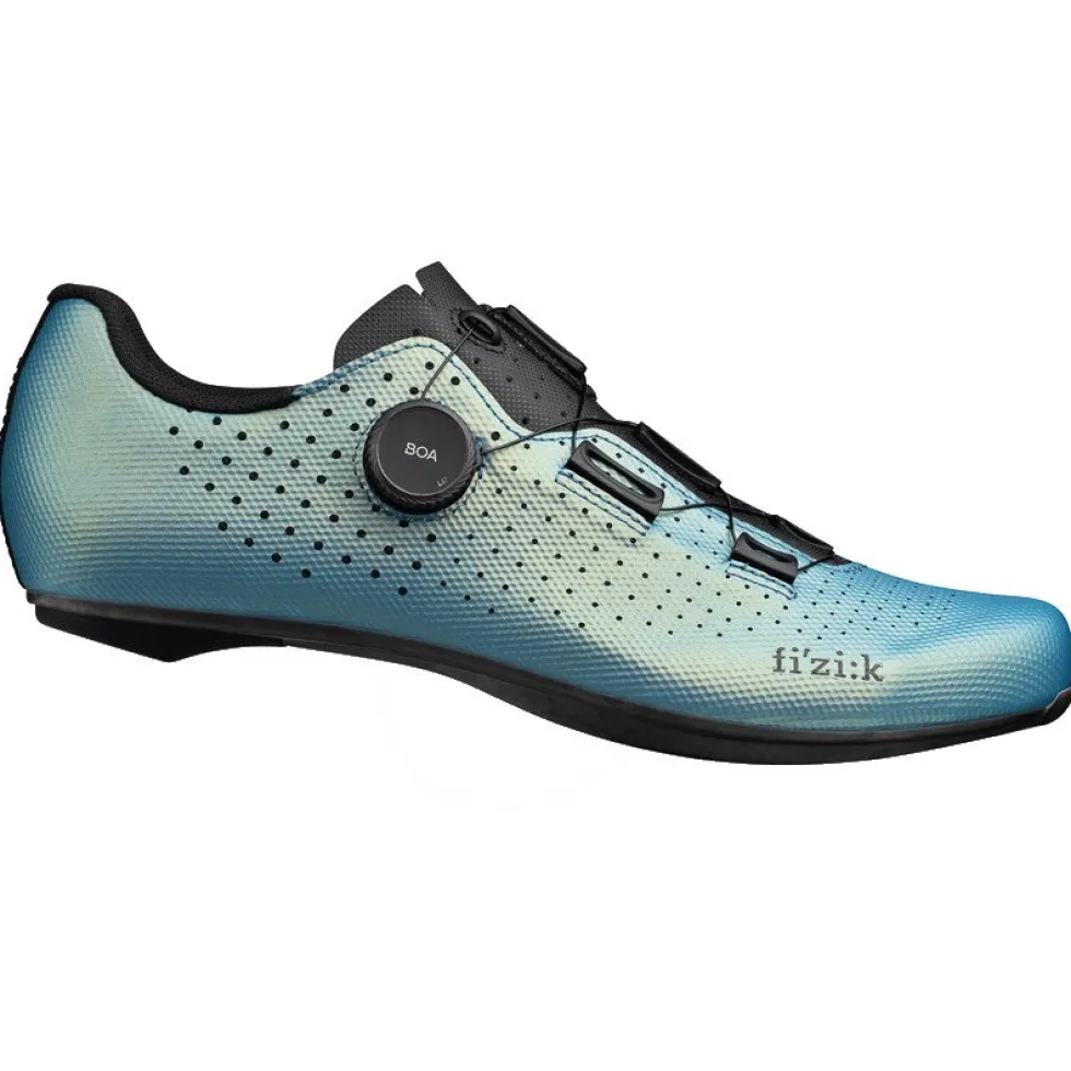 Fizik Tempo Decos Carbon Iridescent Racefietsschoenen Unisex - blauw