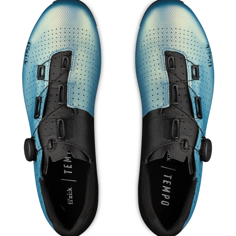 Fizik Tempo Decos Carbon Iridescent Racefietsschoenen Unisex - blauw
