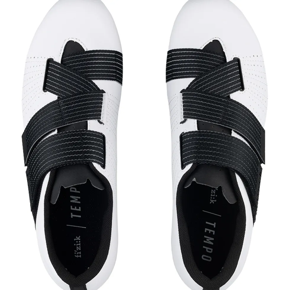 Fizik Tempo Powerstrap R5 Racefietsschoenen Unisex - wit/zwart