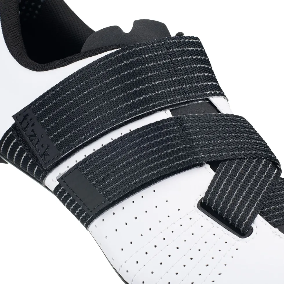 Fizik Tempo Powerstrap R5 Racefietsschoenen Unisex - wit/zwart