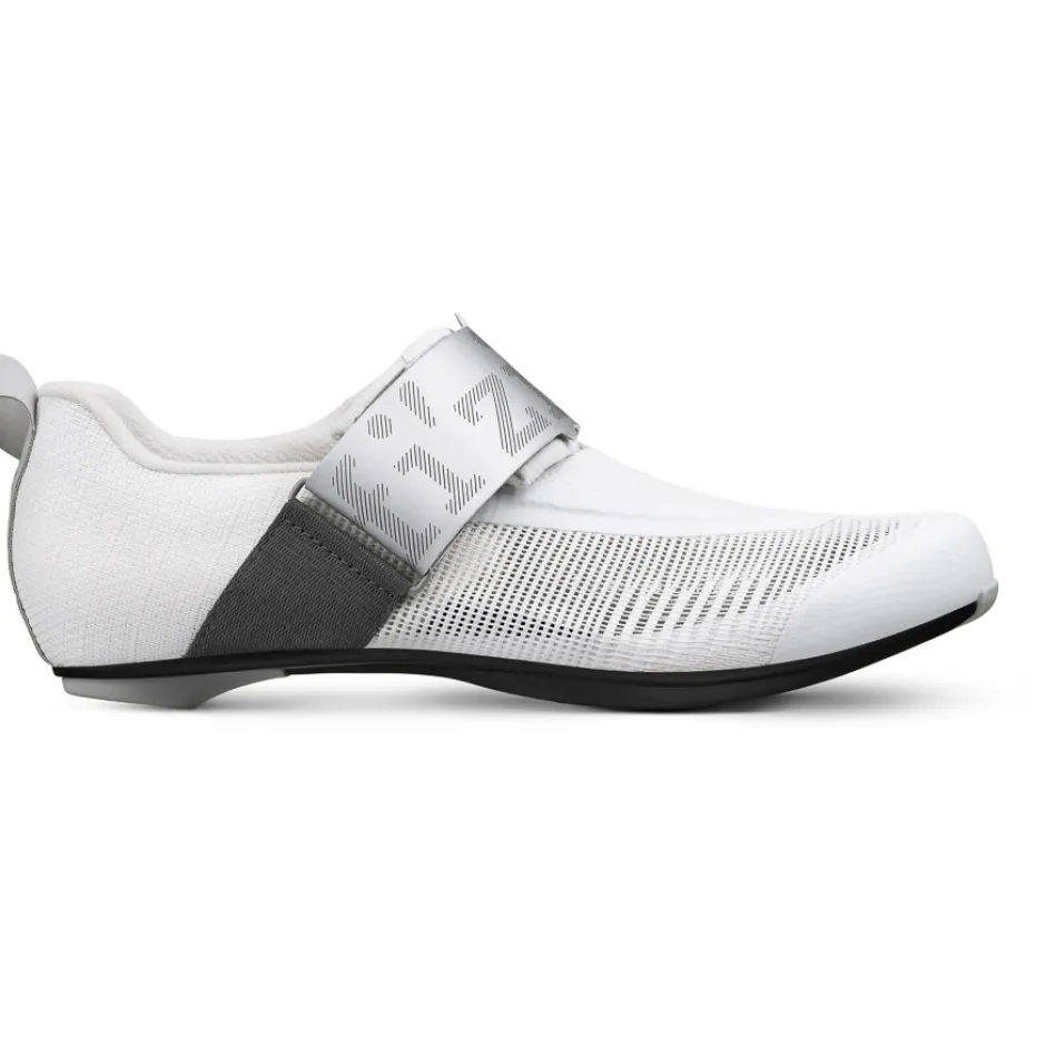 Schoenen|Triathlon Schoenen < Fizik Transiro Hydra Aeroweave Carbon Triatlon-Schoenen Heren - Wit / Zilver