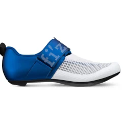 Schoenen|Triathlon Schoenen < Fizik Transiro Hydra Triatlon-Schoenen Unisex - Wit / Metallic Blauw