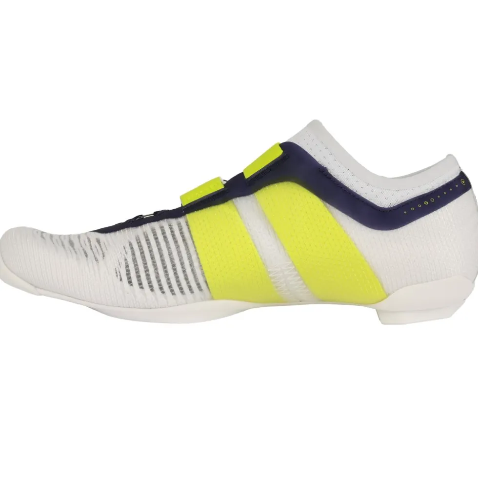 Fizik Vento Vega Carbon Racefietsschoenen - white/yellow fluo