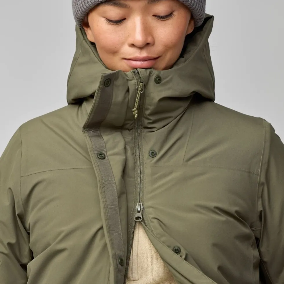 Fjällräven HC Hydratic Padded Parka Dames - fossil