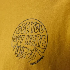 T-Shirts & Tops < Fjällräven Hep Bend Out Here T-Shirt Heren - chak white