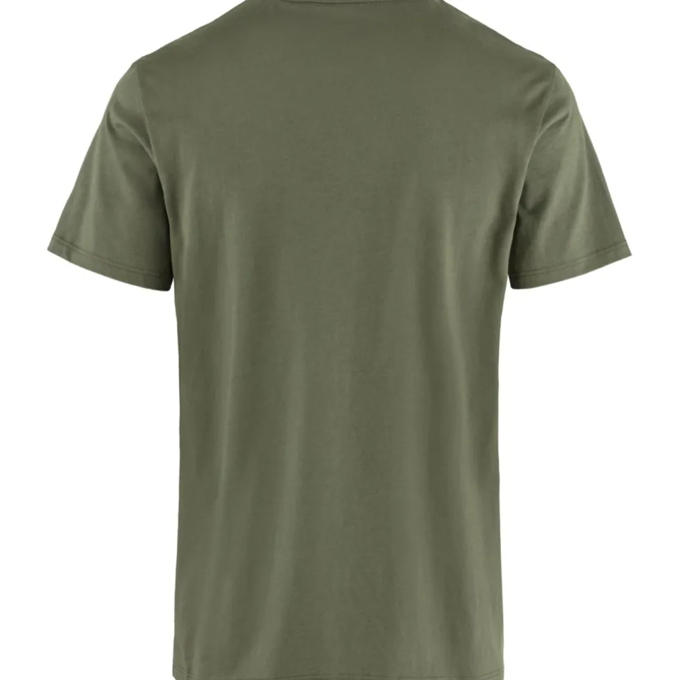 Fjällräven Multicolor Logo T-Shirt Heren - laurel green