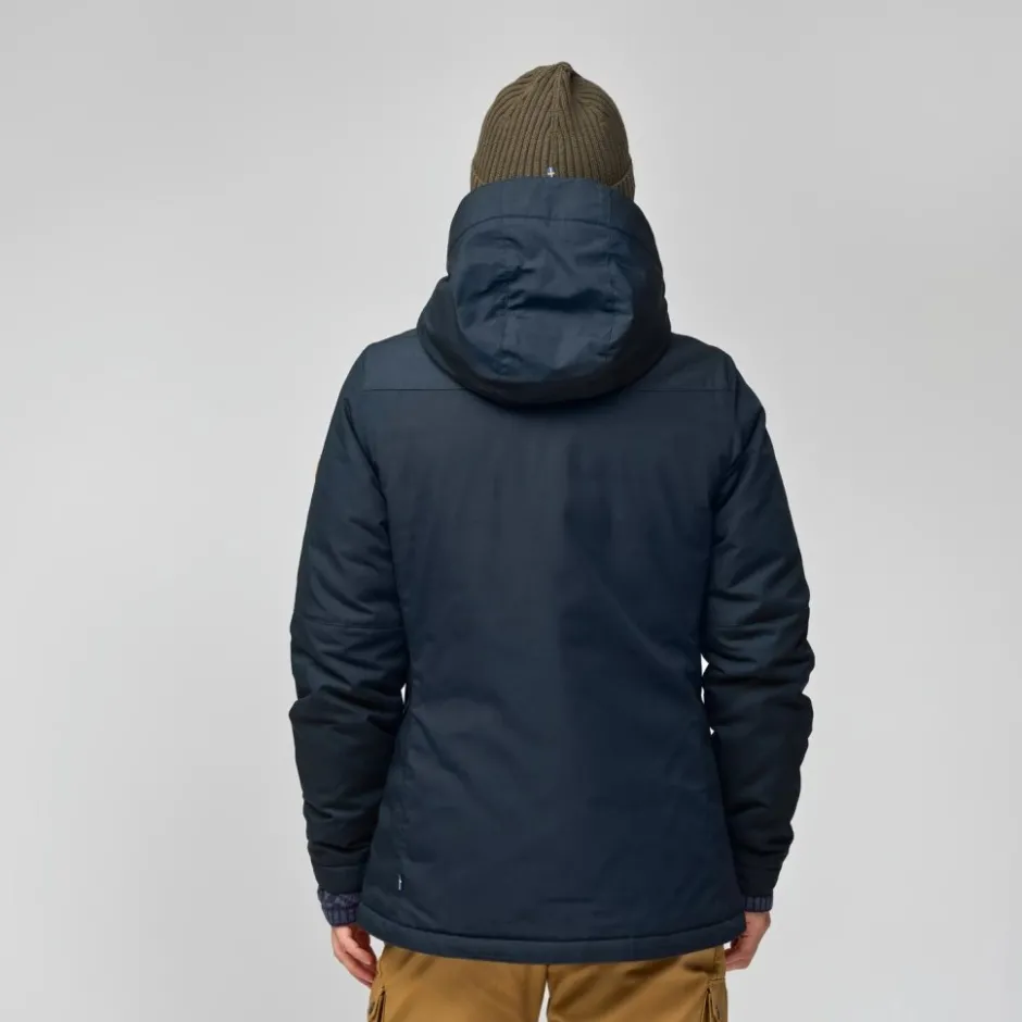 Jacks < Fjällräven Stina Padded Jas Dames - port