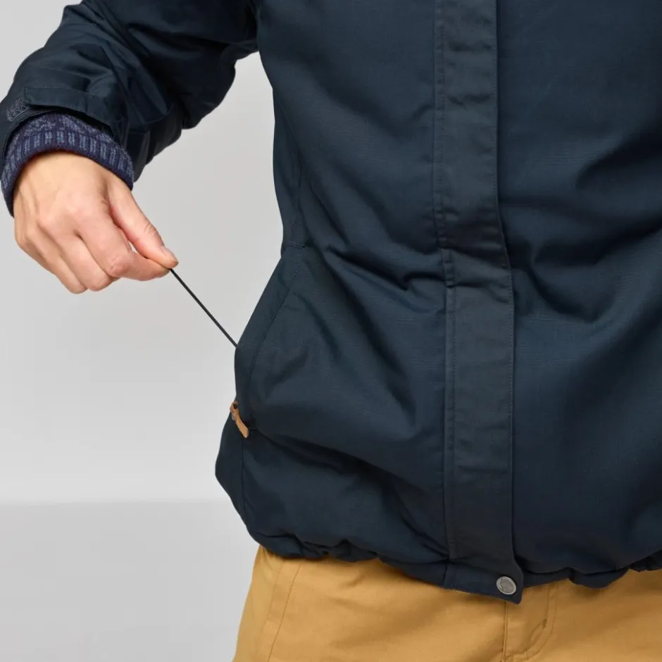 Jacks < Fjällräven Stina Padded Jas Dames - port