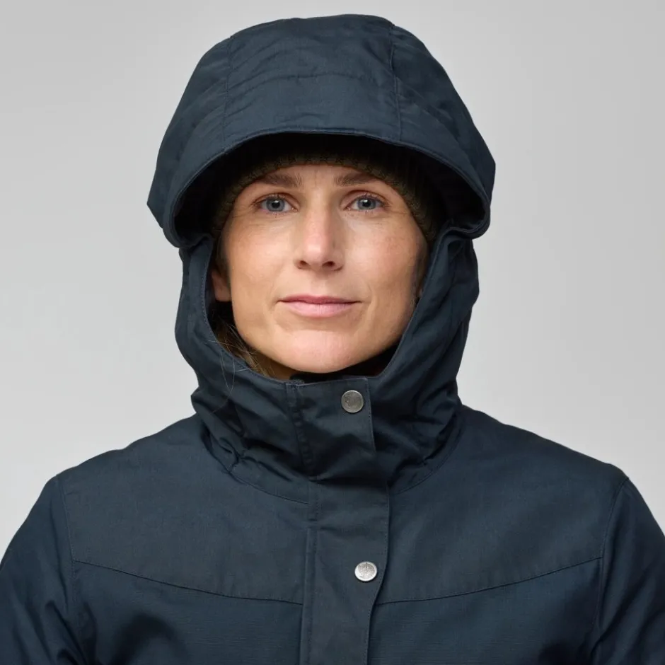 Jacks < Fjällräven Stina Padded Jas Dames - port