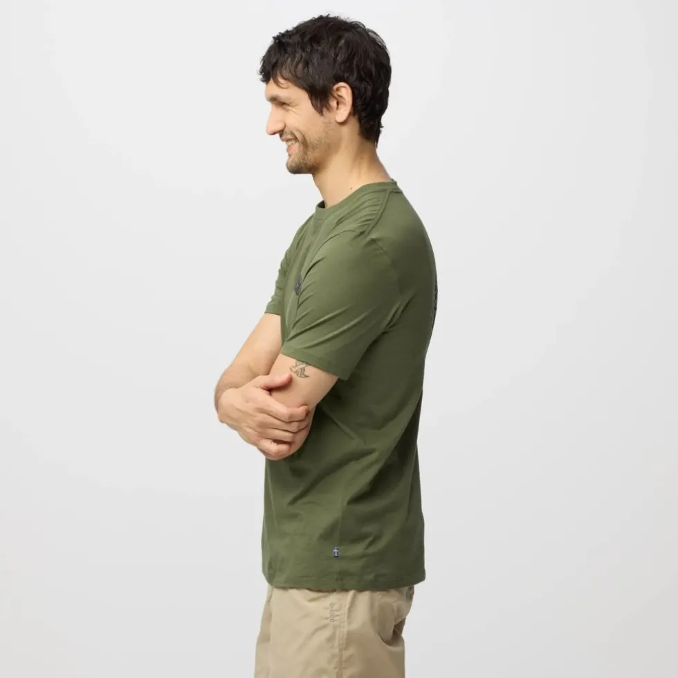 Fjällräven Swedish Forest T-shirt heren - suede brown