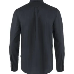 Fjällräven Övik Travel Hemd met lange mouwen Heren - dark navy