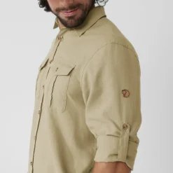Fjällräven Övik Travel Hemd met lange mouwen Heren - dark navy