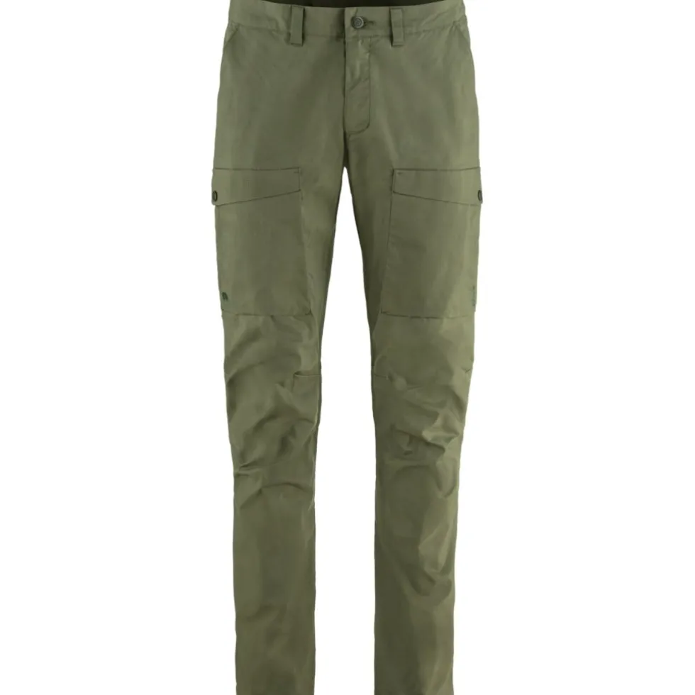 Fjällräven Abisko Hybrid Trail Wandelbroek Heren - Regular - laurel green