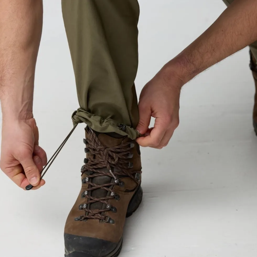 Fjällräven Abisko Hybrid Trail Wandelbroek Heren - Regular - laurel green