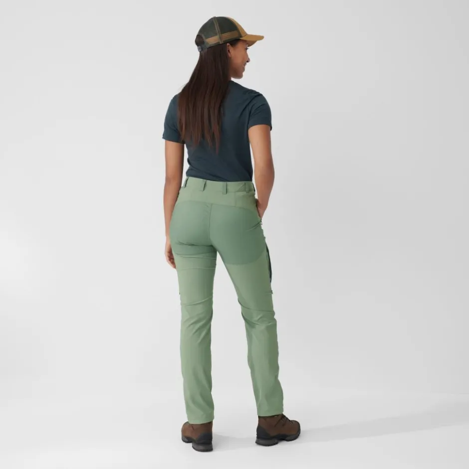 Broeken & Rokken < Fjällräven Abisko Midsummer Broek Dames - Regular - dusty rose