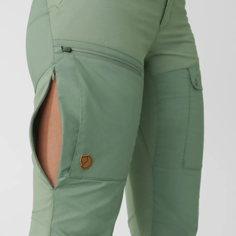 Broeken & Rokken < Fjällräven Abisko Midsummer Broek Dames - Regular - dusty rose