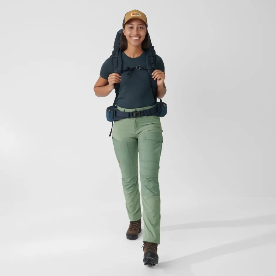 Broeken & Rokken < Fjällräven Abisko Midsummer Broek Dames - Regular - dusty rose