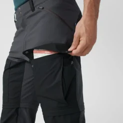 Fjällräven Abisko Midsummer Zip Off Broek Heren - Regelmatig - indigo blue-dark navy