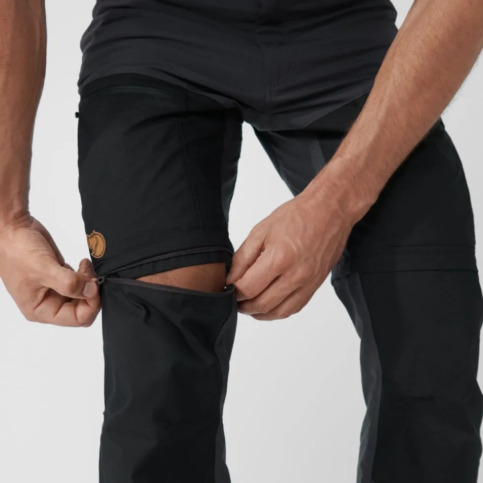 Fjällräven Abisko Midsummer Zip Off Broek Heren - Regelmatig - indigo blue-dark navy