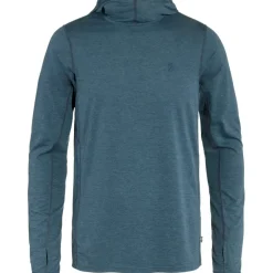 Shirts & Midlayers < Fjällräven Abiko un Hoodie Heren - indigo bue
