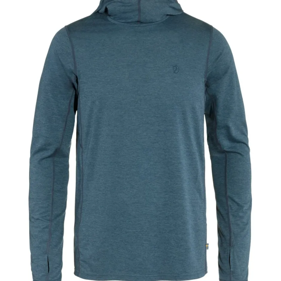 Shirts & Midlayers < Fjällräven Abiko un Hoodie Heren - indigo bue