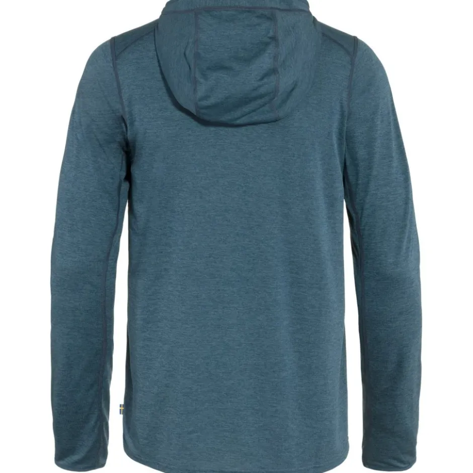Shirts & Midlayers < Fjällräven Abiko un Hoodie Heren - indigo bue