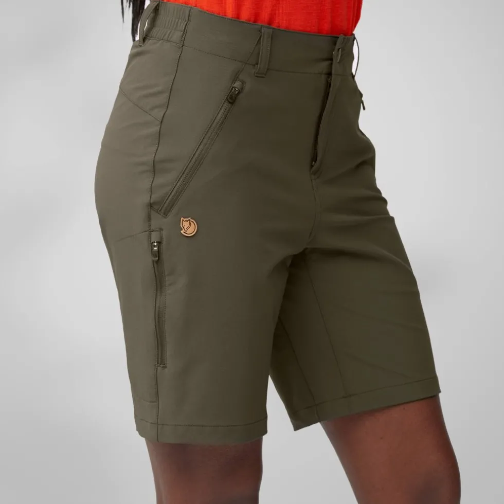 Fjällräven Abisko Trail Stretch Shorts Dames - dark navy