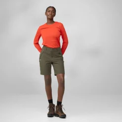 Fjällräven Abisko Trail Stretch Shorts Dames - dark navy