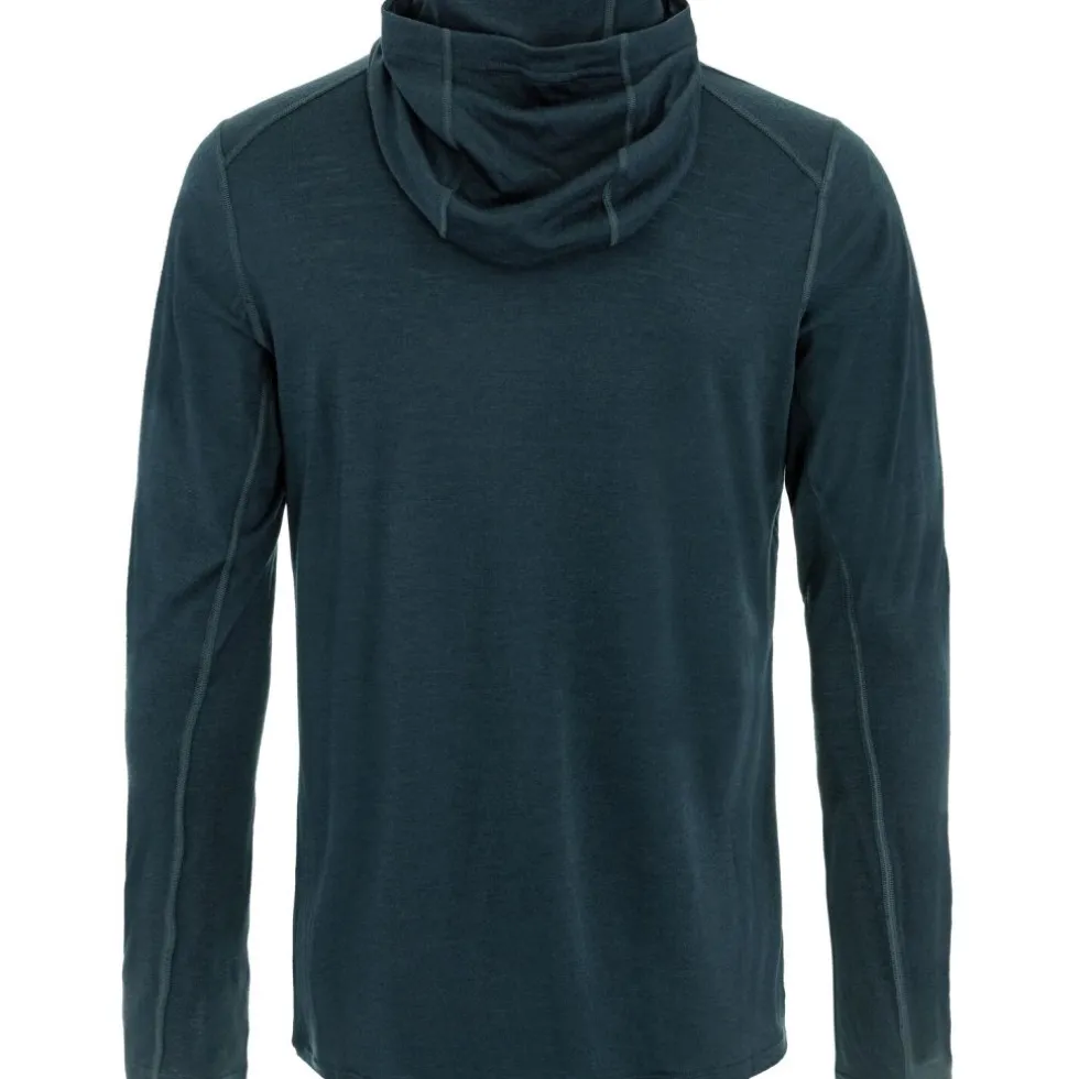 Fjällräven Abisko Wool Hoodie Heren - dark navy