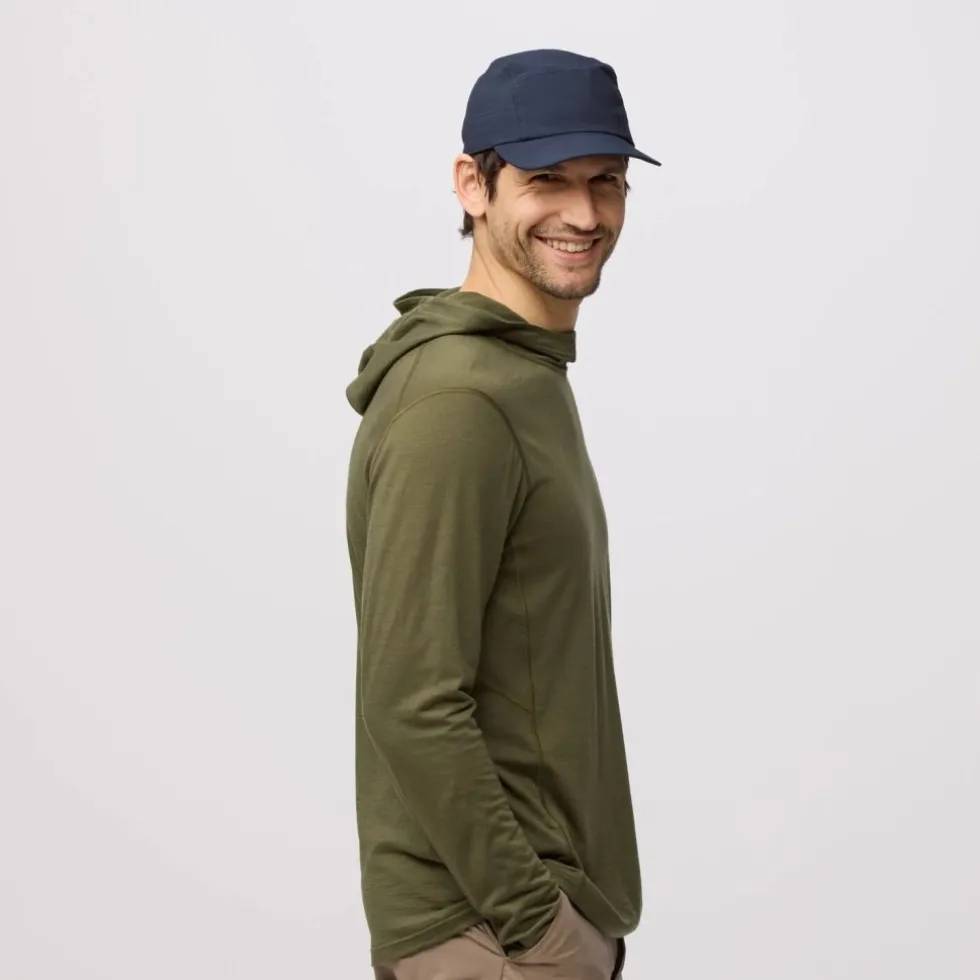 Fjällräven Abisko Wool Hoodie Heren - laurel green