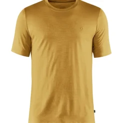 Fjällräven Abisko Wool T-Shirt Heren - ochre