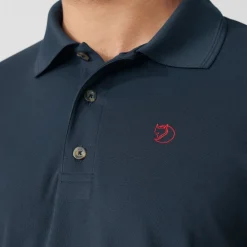 Fjällräven Crowley Piqué Shirt Heren - blueblack