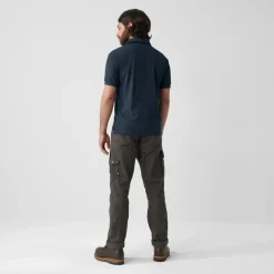 Fjällräven Crowley Piqué Shirt Heren - uncle blue